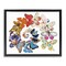 Stupell Industries Flying Butterfly Spiral Framed Floater Canvas Wall Art Design by Ann Jasperson